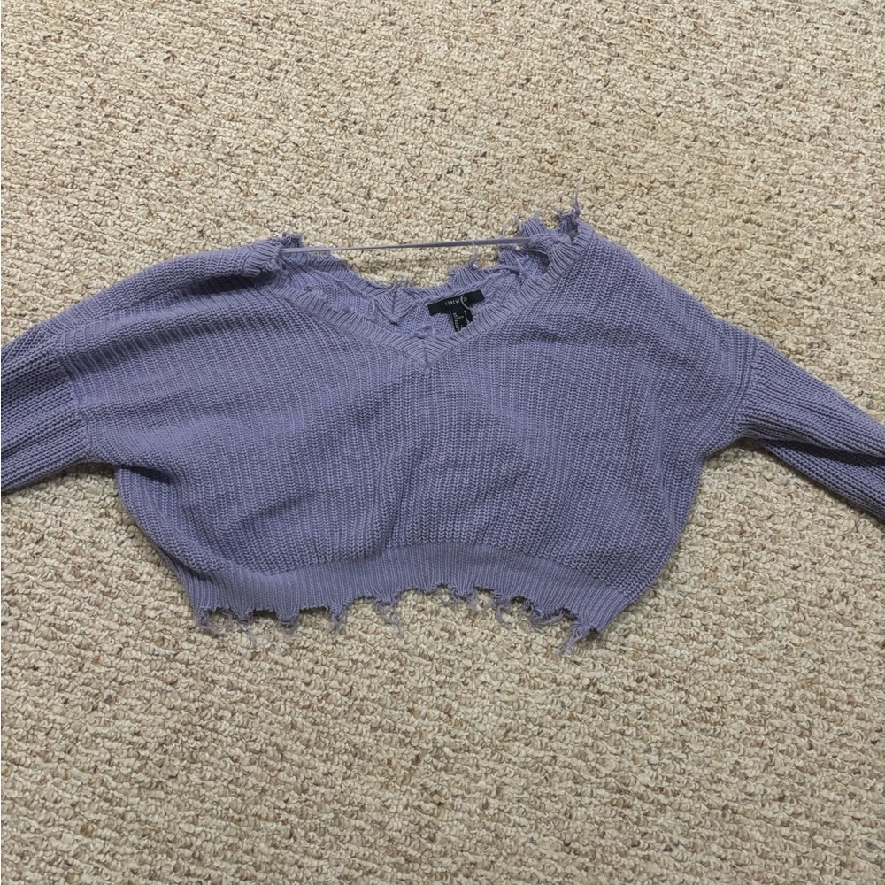 Forever 21 Purple Sweater